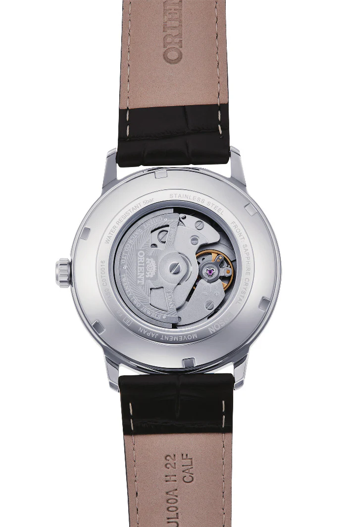 ORIENT RA-AC0F12S Contemporary Automatic Gents Leather Strap Watch - Image 3