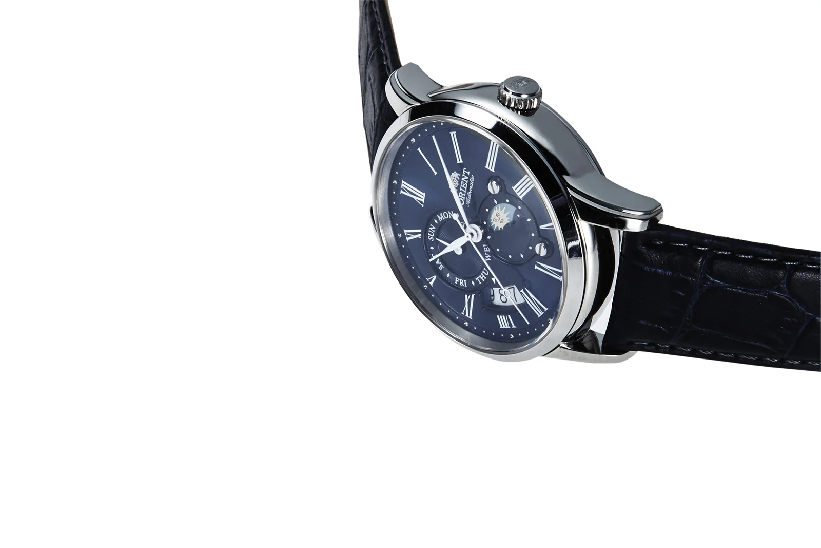 ORIENT RA-AK0011D Sun & Moon Classic Automatic Gents Leather Strap Watch - Image 2