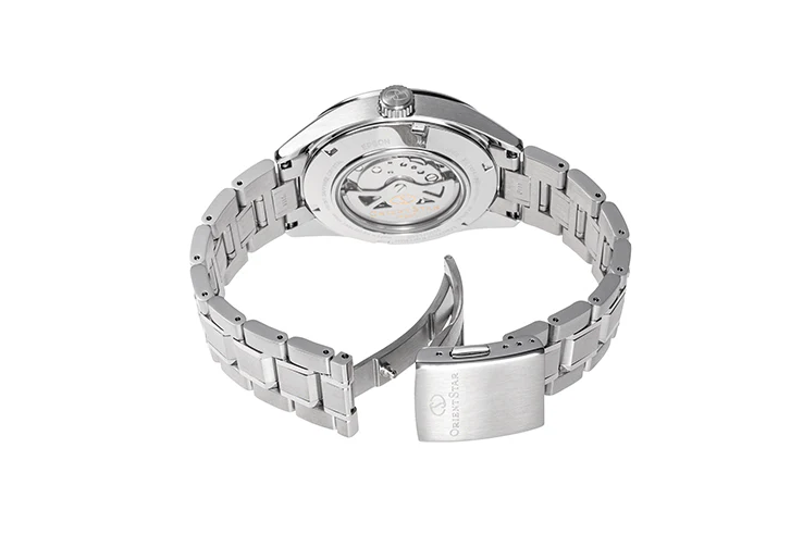 ORIENT STAR RE-AV0122L Contemporary Open Heart Gents Metal Bracelet Strap Watch - Image 3